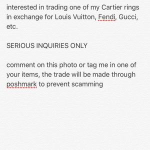 TRADE CARTIER FOR SOMETHING